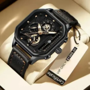 TRSOYE Brand New luxury Fashion Leather Belt Watch Wrist Watch for Men