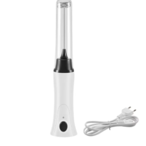 Hand Liquid Mixer and Coffee Maker Juice Maker Rechargeable-White