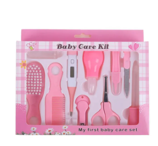 10 Pcs Newborn Baby Kids Health Care Kit Set ,Portable Baby Care Kit Nursing Baby Heath and Grooming - Image 4